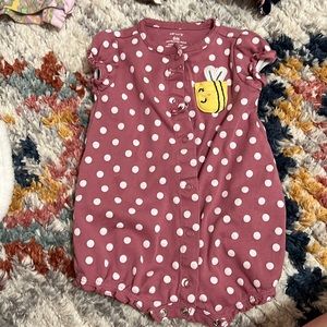 Cute onesie! Too small for my baby